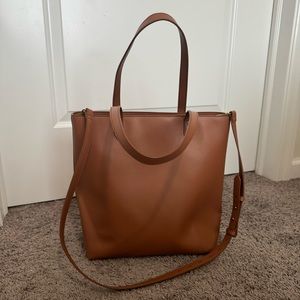 NWT Madewell The Medium Transport Tote: Cactus Faux Leather Edition